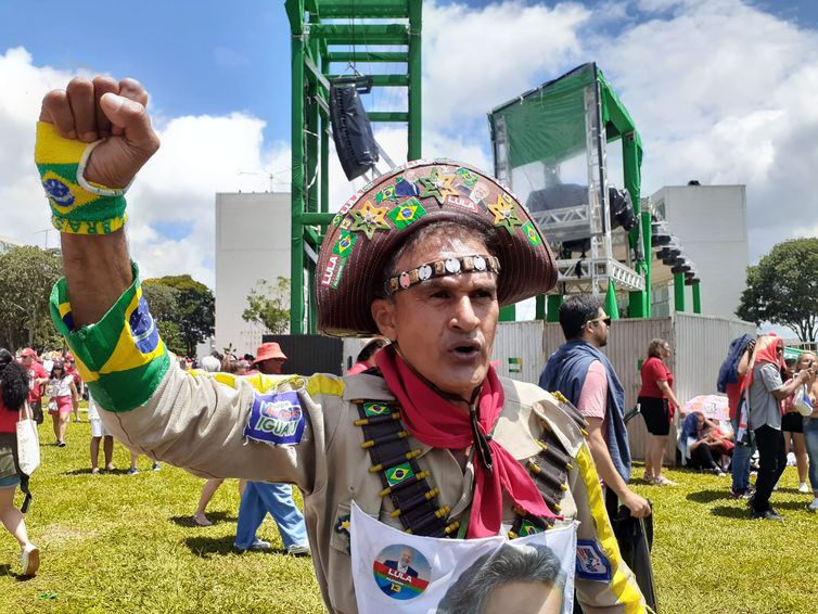 Pedro Peduzzi/Agência Brasil Cerimônia de posse/ Luiz Inácio Lula da Silva/Personagens/ Francisco Ricardo