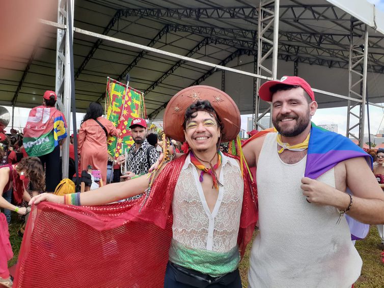 Pedro Peduzzi/Agência Brasil Cerimônia de posse/ Luiz Inácio Lula da Silva/Personagens/ Ernesto Magalhães e Miguel Carraza