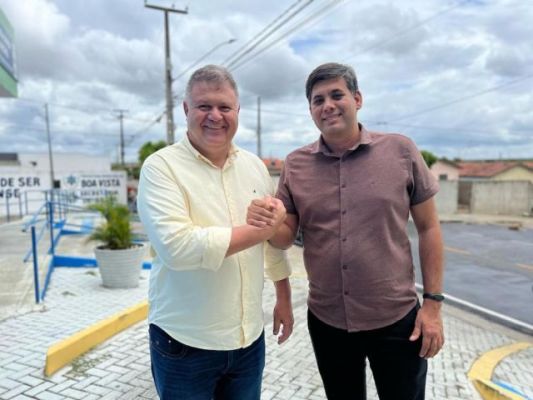 Prefeito de Boa Vista recebe Prefeito de Cabaceiras