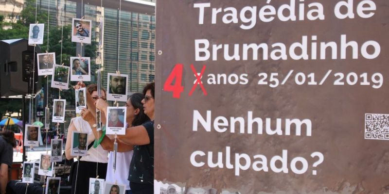 Vítimas da tragédia em Brumadinho são lembradas na capital paulista