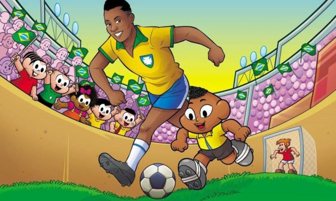 Rei Pelé é homenageado por cartunistas com exposição virtual