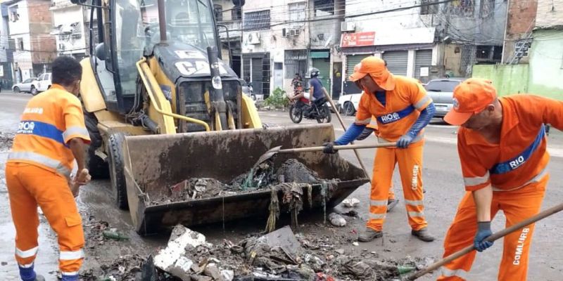 Chuva forte causou transtornos no Rio; bombeiros foram acionados