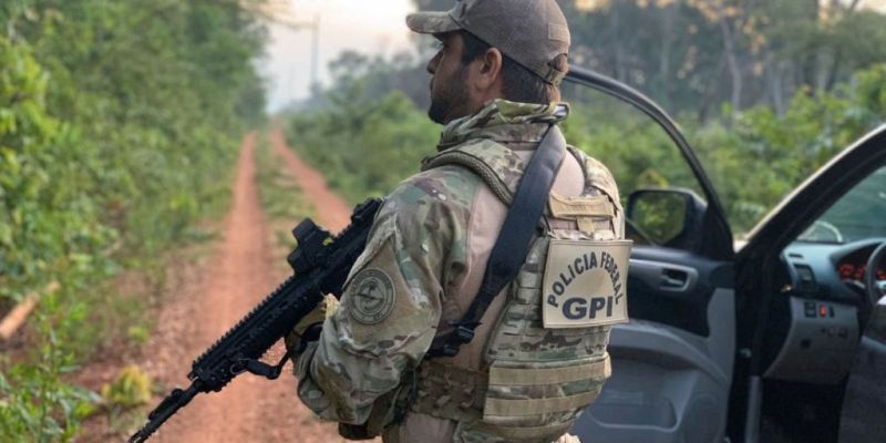 PF combate garimpo ilegal na Terra Indígena Sararé