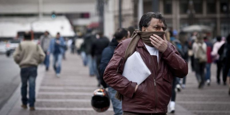 Massa de ar frio chega a São Paulo e provoca queda nas temperaturas