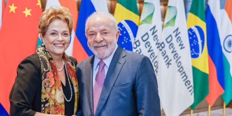 Lula destaca viés social do Banco do Brics em posse de Dilma Rousseff