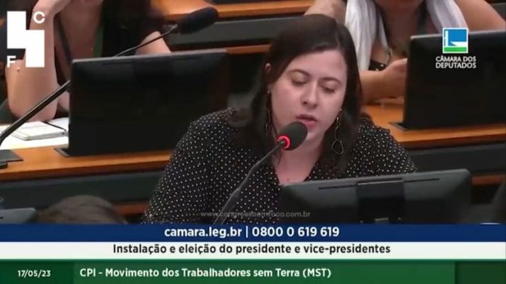 Sâmia Bomfim critica indicação de Ricardo Salles para relator da CPI do MST