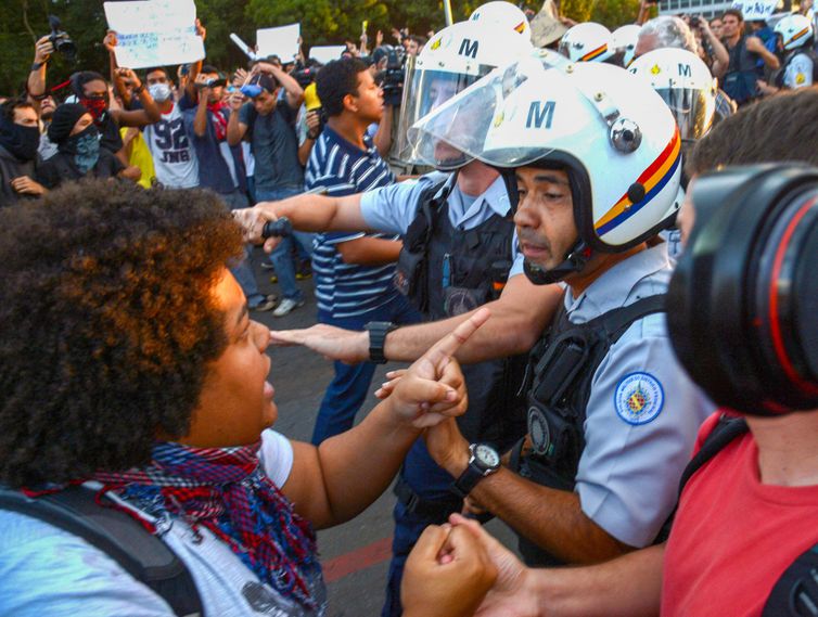 Brasília (DF) - Protestos de Junho de 2013, dez anos depois. Manifestações em Brasília (DF). - Foto: Fabio Rodrigues-Pozzebom/Agência Brasil