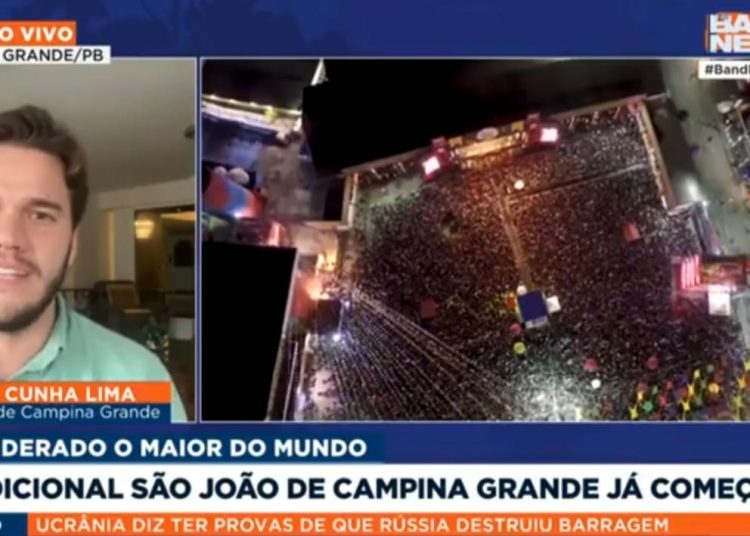 Bruno comemora os primeiros dias do São João de Campina em entrevista à BandNews TV