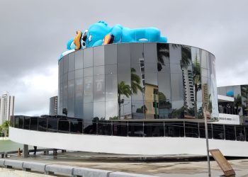 Mascote da Mônica chega a Campina Grande em versão gigante