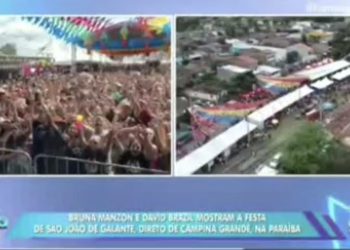 distrito vive dia histórico em TV ao vivo