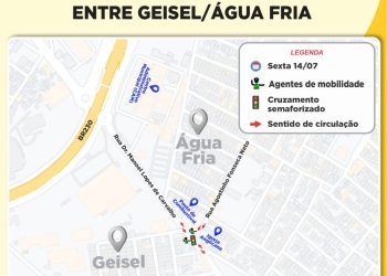 Semob-JP alerta população para novo cruzamento com semáforo entre os bairros do Geisel e Água Fria