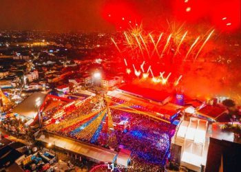 Com shows de drones e pirotécnico especiais, Parque do Povo recebe atrações imperdíveis no encerramento do São João de Campina Grande