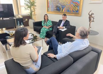 Representantes da Câmara Brasil-Portugal realizam visita de cortesia ao sistema Fecomércio e firmam parceria
