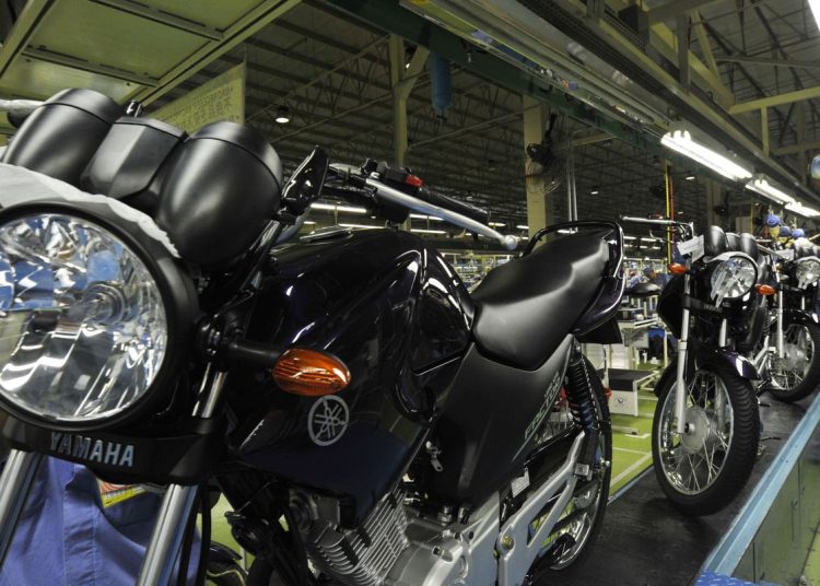 Produção de motocicletas aumenta 13,9% no primeiro semestre de 2023
