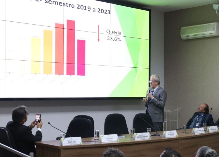Amazônia tem redução de 33% em áreas sob alerta de desmatamento