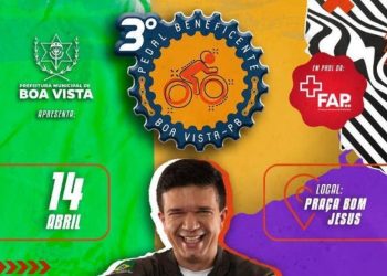 Prefeitura de Boa Vista divulga programação do Pedal Beneficente do próximo domingo, 14