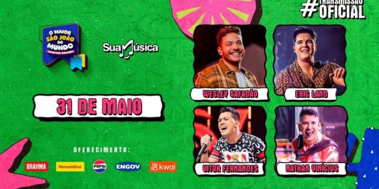 🔴 AO VIVO | Transmissão do Maior São João do Mundo desta sexta (31)