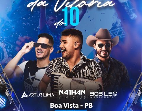 Prefeito eleito de Boa Vista anuncia festa da vitória com shows de Arthur Lima, Nathan Vinícius e Bob Léo Mercadoria